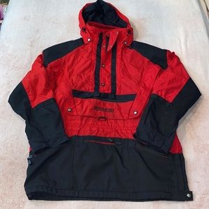 Rare VTG  Mountain Tek Winter Half Zip Jacket Pullover Warm